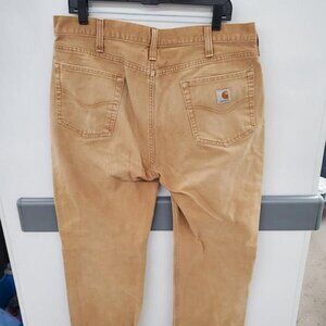 Tan Carhartt Men's Pants Relaxed Fit 36x34